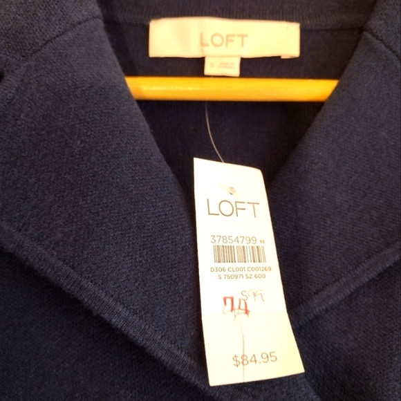 LOFT Double breasted Sweater Blazer - Picture 6 of 7